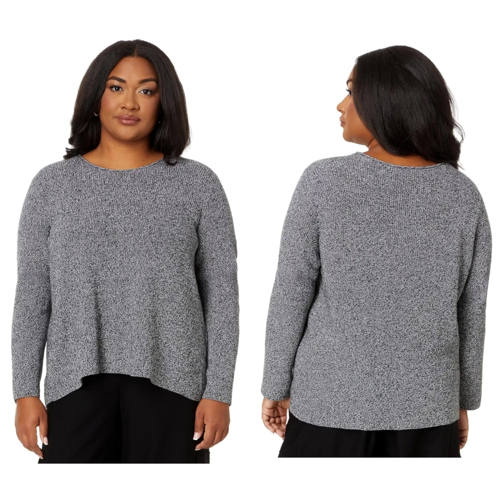 Eileen Fisher Silk Linen Knit Sweater